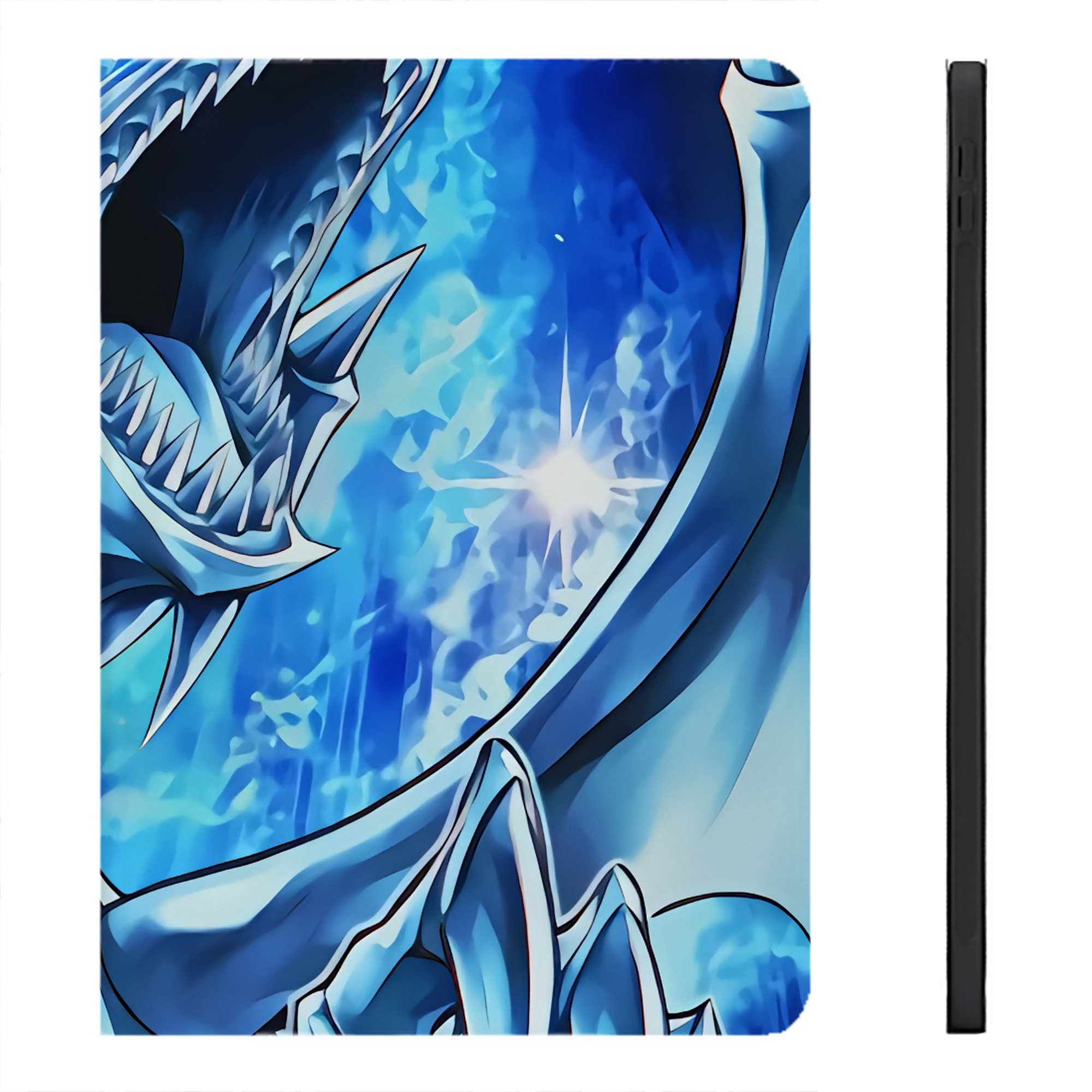 （画像用） 遊☆戯☆王 Yu-Gi-Oh! IPadケース ペンホルダー付き ブックスタイルデザイン
